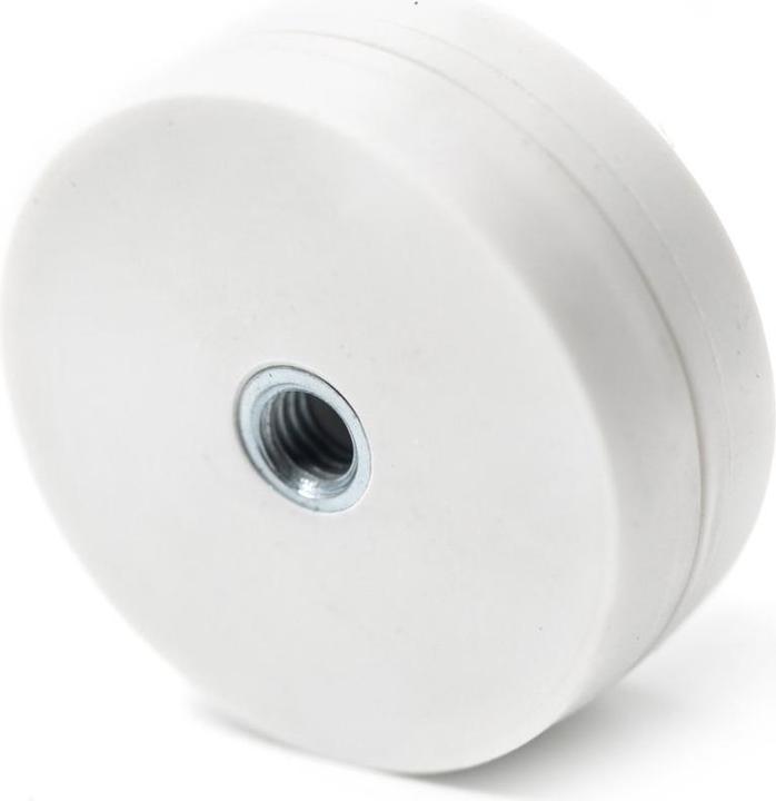Actual product image Supermagnete Magnet system round rubber-coated with internal thread (1x)
