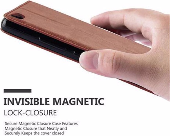 Actual product image Cadorabo Book Invisible Magnet Cover (Sony Xperia Z3)