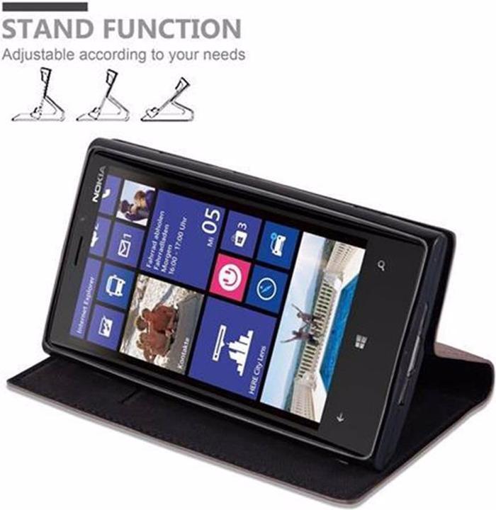 Actual product image Cadorabo Book Invisible Magnet Cover (Nokia Lumia 920)