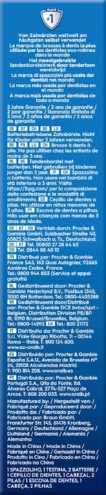 Produktbild Oral-B Pro Battery (Oszillierende Zahnbürste)