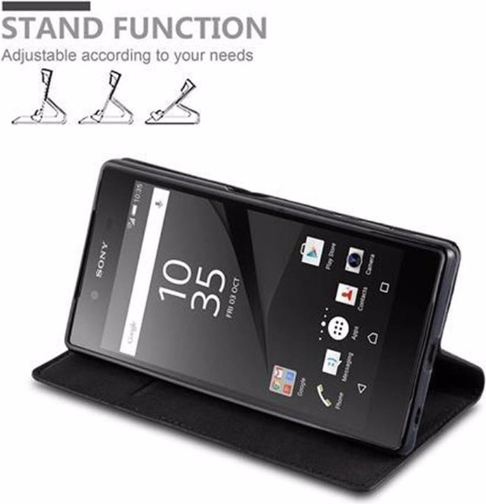 Actual product image Cadorabo Book Invisible Magnet Cover (Sony Xperia Z5)