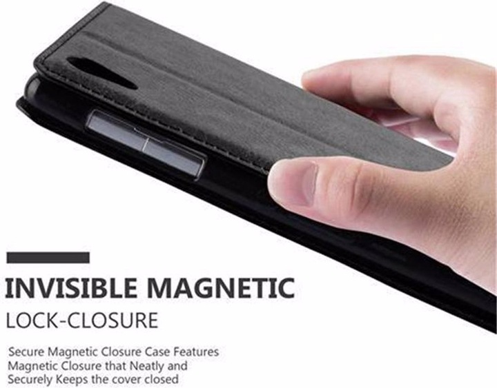 Actual product image Cadorabo Book Invisible Magnet Cover (Sony Xperia Z1)