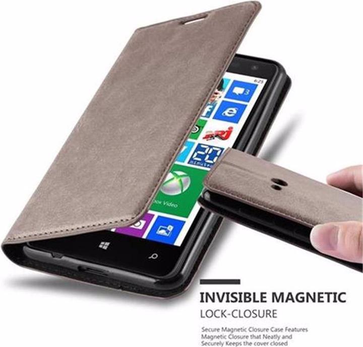 Actual product image Cadorabo Book Invisible Magnet Cover (Nokia Lumia 625)