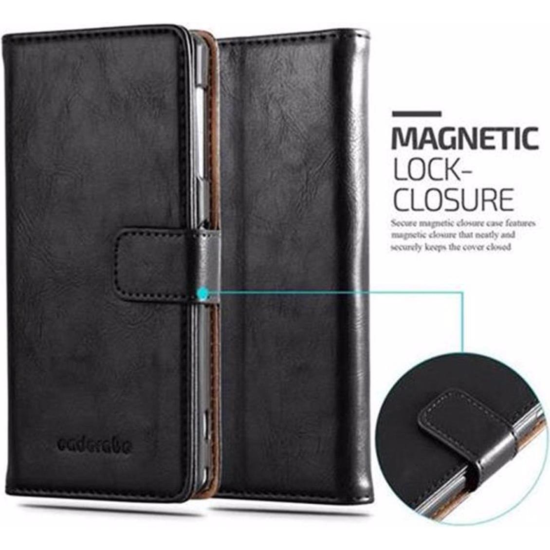 Thumbnail - Cadorabo Book Luxury Cover (Sony Xperia Z1), Smartphone Hülle, Schwarz