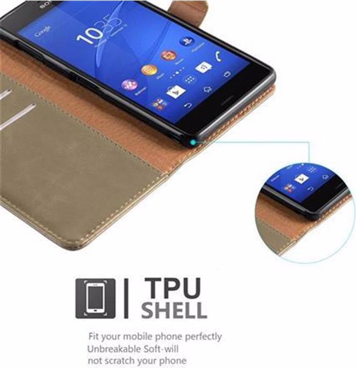 Actual product image Cadorabo Book Luxury Cover (Sony Xperia Z3)