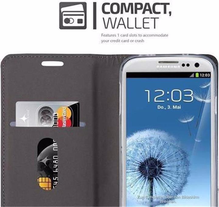 Actual product image Cadorabo Book Jeans Optics Cover (Samsung Galaxy S4)