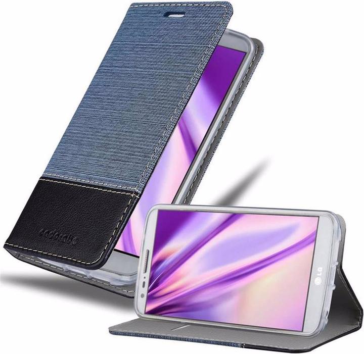 Actual product image Cadorabo Book Jeans Optics Cover (LG G2)