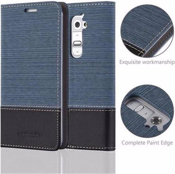 Actual product image Cadorabo Book Jeans Optics Cover (LG G2)