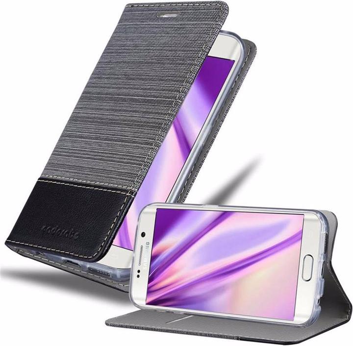 Image du produit Cadorabo Couverture look jeans Book (Samsung Galaxy S6 Edge)