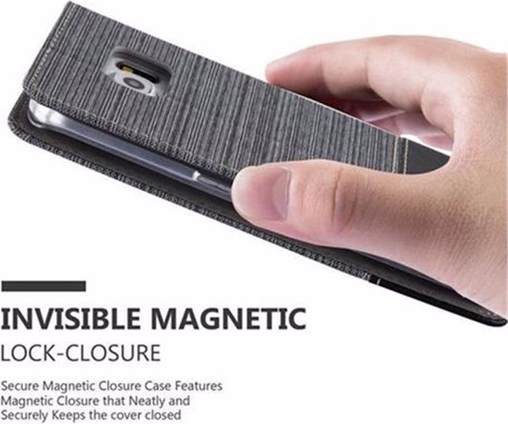 Produktbild Cadorabo Book Jeans Optik Cover (Samsung Galaxy S6 Edge)
