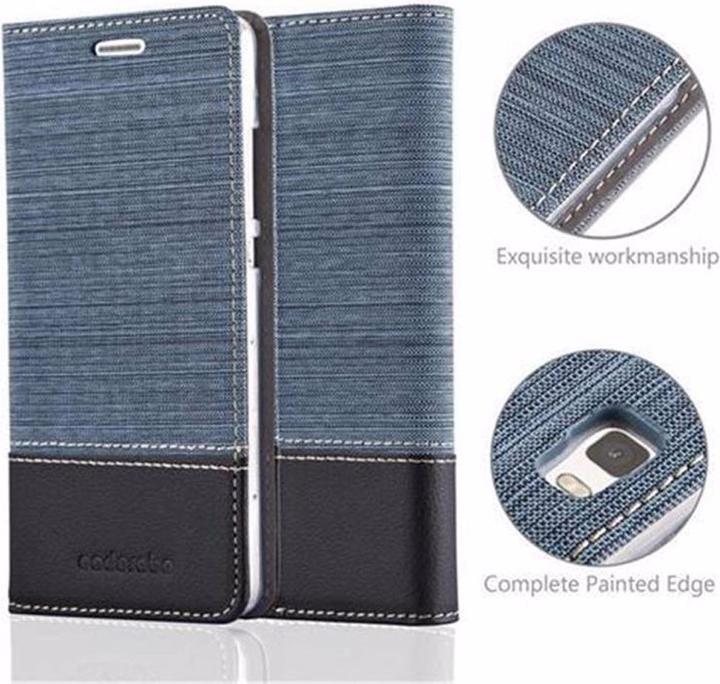 Image du produit Cadorabo Couverture look jeans Book (Huawei P8 Lite)