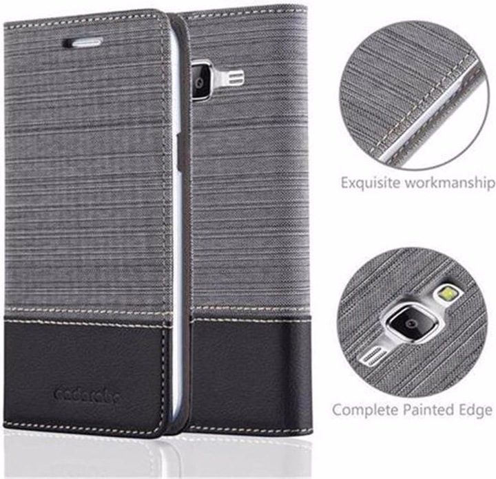 Produktbild Cadorabo Book Jeans Optik Cover (Samsung Galaxy J5 (2015))