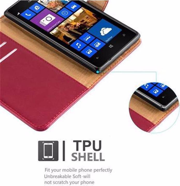 Actual product image Cadorabo Book Luxury Cover (Nokia Lumia 925)