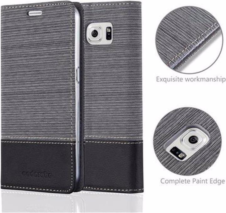 Actual product image Cadorabo Book Jeans Optics Cover (Samsung Galaxy S6)
