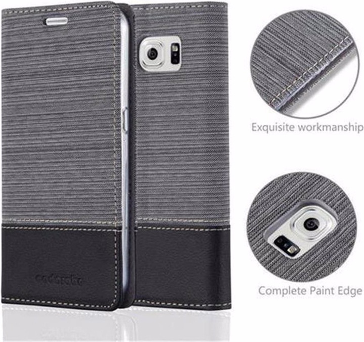 Produktbild Cadorabo Book Jeans Optik Cover (Samsung Galaxy S6)