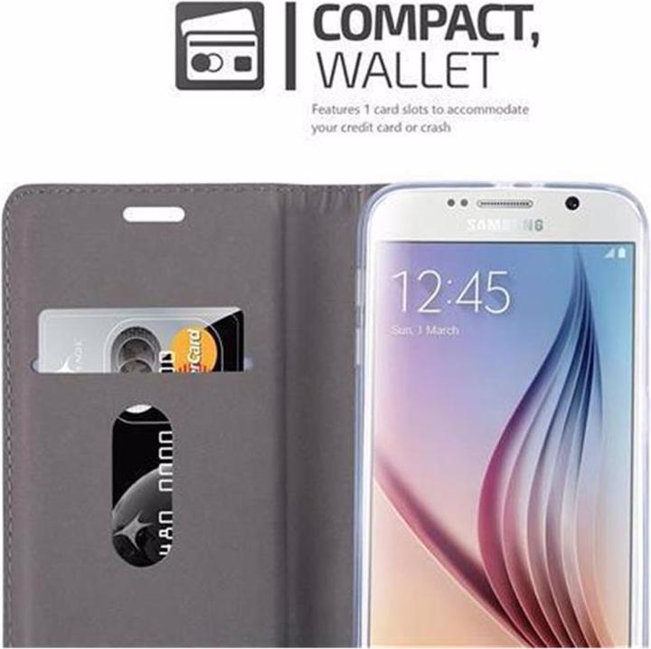 Actual product image Cadorabo Book Jeans Optics Cover (Samsung Galaxy S6)