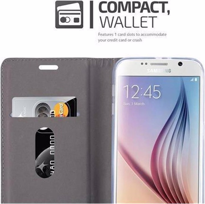 Produktbild Cadorabo Book Jeans Optik Cover (Samsung Galaxy S6)