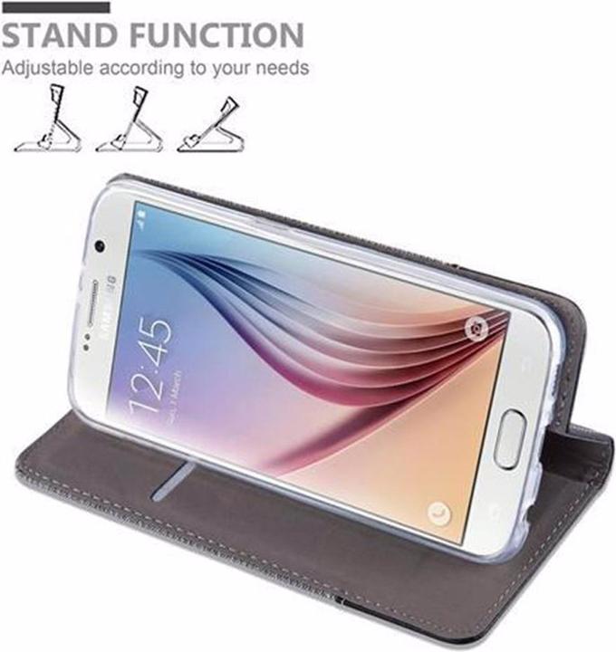 Actual product image Cadorabo Book Jeans Optics Cover (Samsung Galaxy S6)
