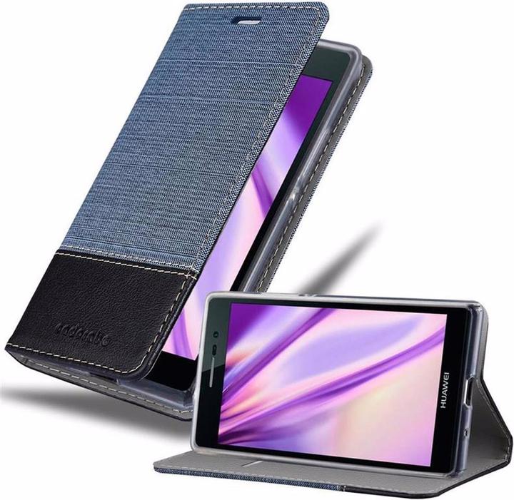 Actual product image Cadorabo Book Jeans Optics Cover (Huawei Ascend P7)