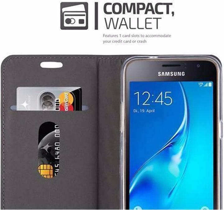 Image du produit Cadorabo Couverture look jeans Book (Samsung Galaxy J1 (2016))