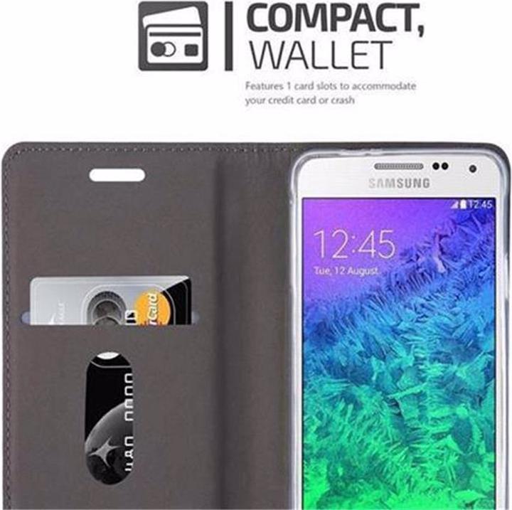 Actual product image Cadorabo Book Jeans Optics Cover (Samsung Galaxy Alpha)