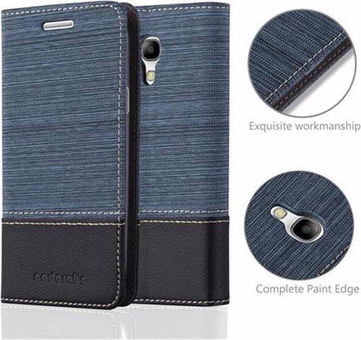Actual product image Cadorabo Book Jeans Optics Cover (Samsung Galaxy S4 mini)