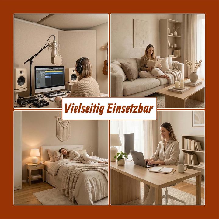 Productafbeelding Relaxdays Akustikpaneele Set (60 x 120 cm)