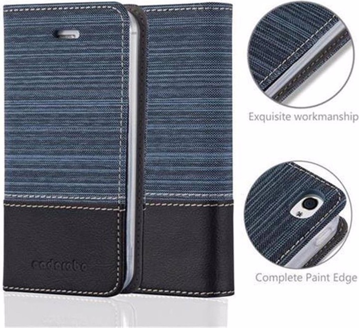 Image du produit Cadorabo Couverture look jeans Book (Apple iPhone 4)