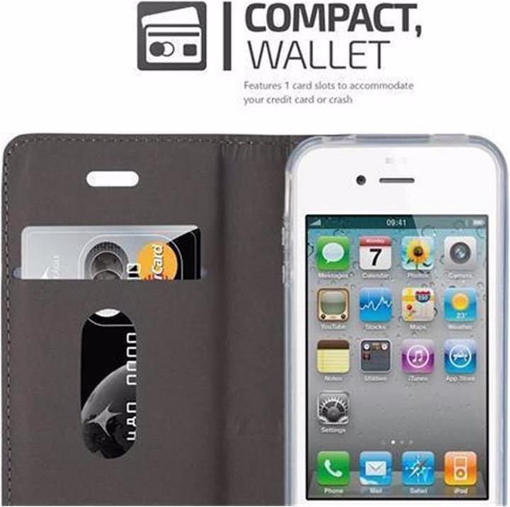 Actual product image Cadorabo Book Jeans Optics Cover (Apple iPhone 4)
