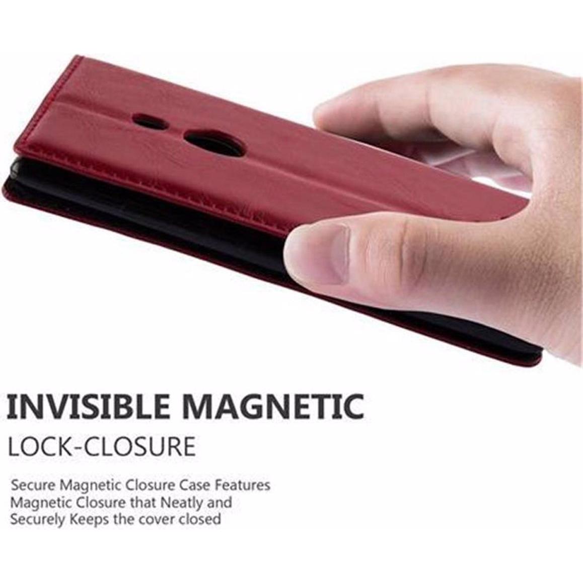 Thumbnail - Cadorabo Book Invisible Magnet Cover (Nokia Lumia 925), Smartphone Hülle, Rot