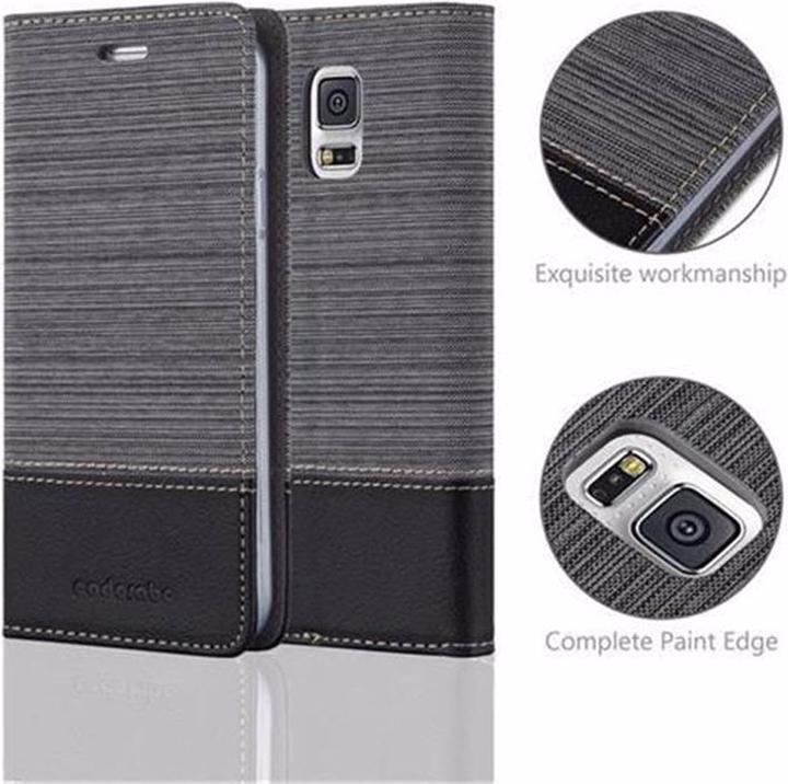 Image du produit Cadorabo Couverture look jeans Book (Samsung Galaxy S5, Samsung Galaxy S5 Neo)