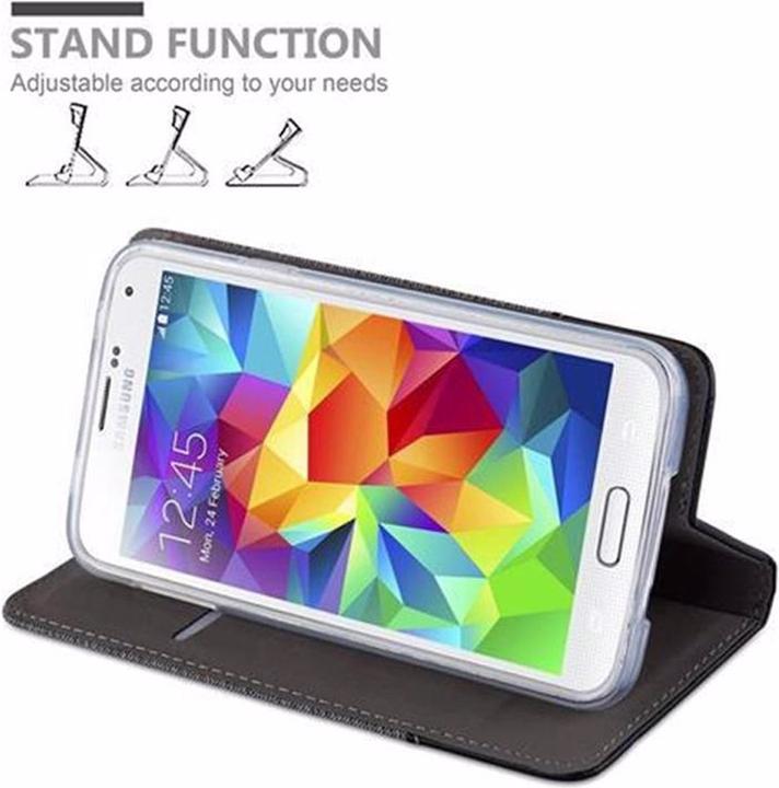 Image du produit Cadorabo Couverture look jeans Book (Samsung Galaxy S5, Samsung Galaxy S5 Neo)