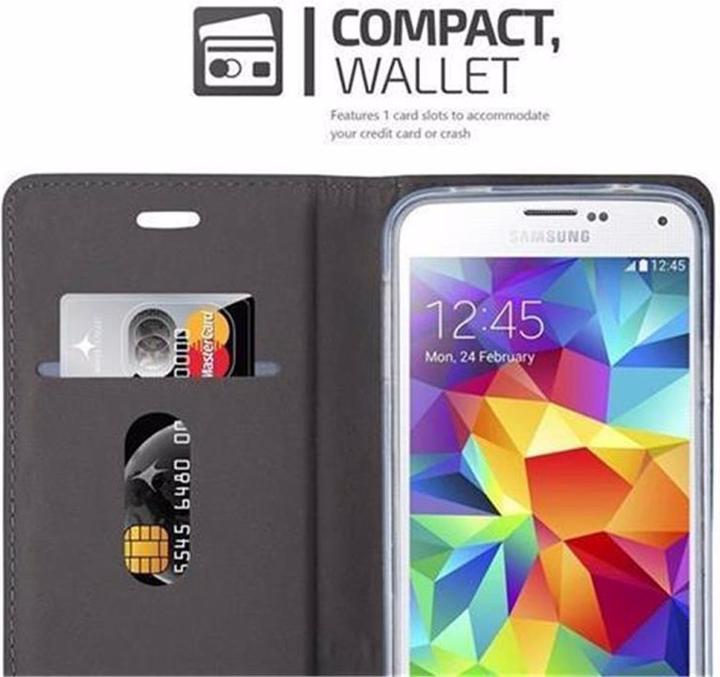 Image du produit Cadorabo Couverture look jeans Book (Samsung Galaxy S5, Samsung Galaxy S5 Neo)