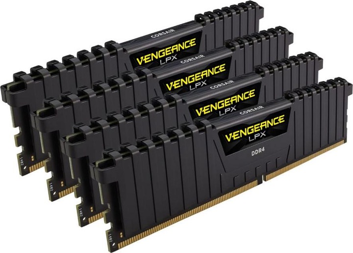 Productafbeelding Corsair Vengeance LPX (4 x 8GB, 2666 MHz, DDR4 RAM, DIMM 288 pin)