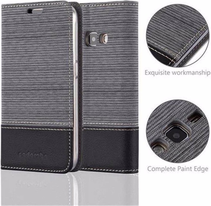 Produktbild Cadorabo Book Jeans Optik Cover (Samsung Galaxy J1 (2016))