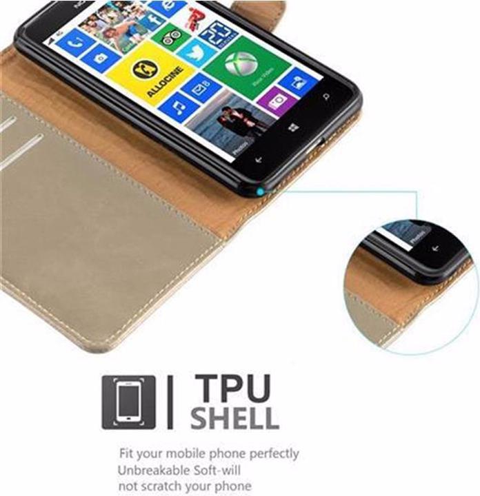 Actual product image Cadorabo Book Luxury Cover (Nokia Lumia 625)