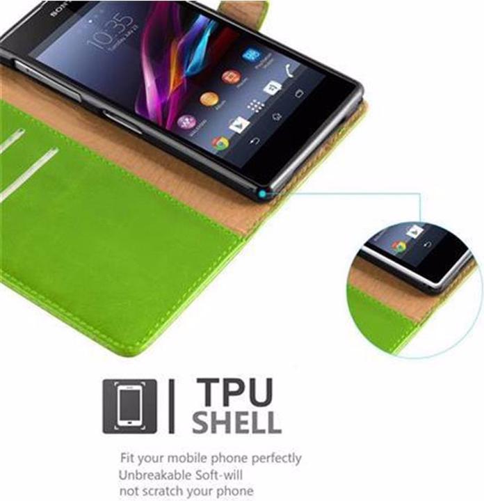 Actual product image Cadorabo Book Luxury Cover (Sony Xperia Z1)