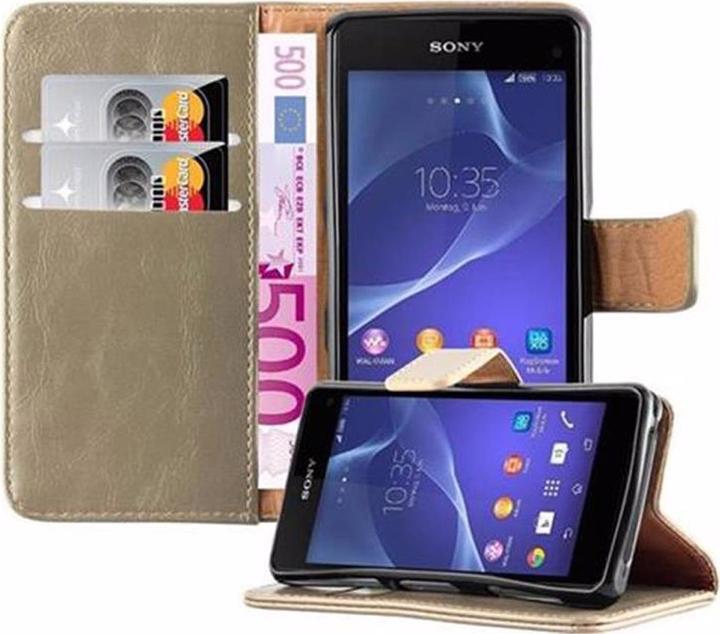 Actual product image Cadorabo Book Luxury Cover (Sony Xperia Z1 Compact)