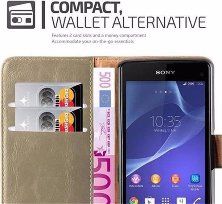 Actual product image Cadorabo Book Luxury Cover (Sony Xperia Z1 Compact)