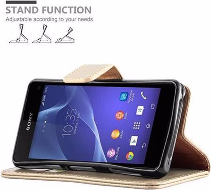Actual product image Cadorabo Book Luxury Cover (Sony Xperia Z1 Compact)