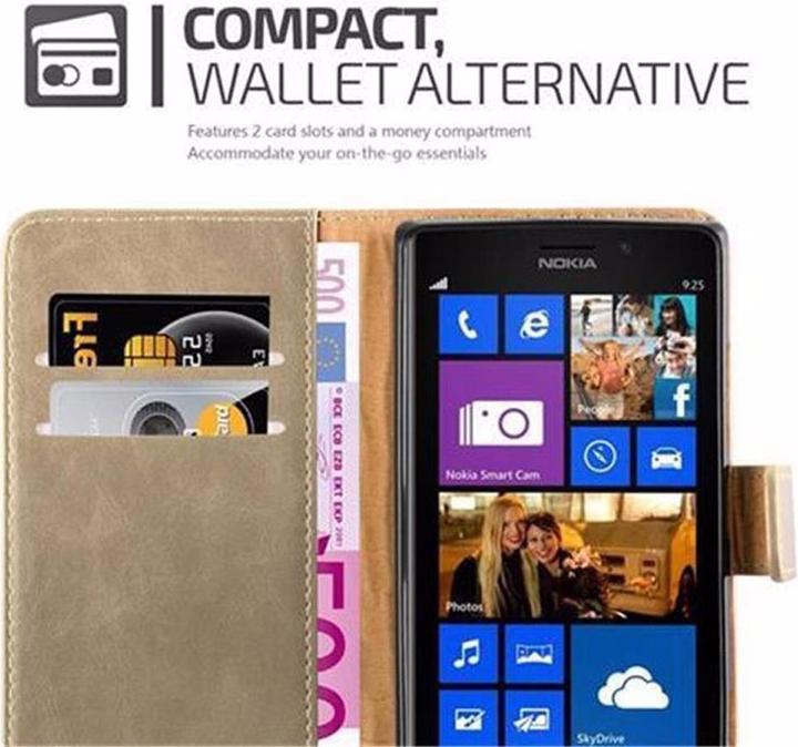 Actual product image Cadorabo Book Luxury Cover (Nokia Lumia 925)