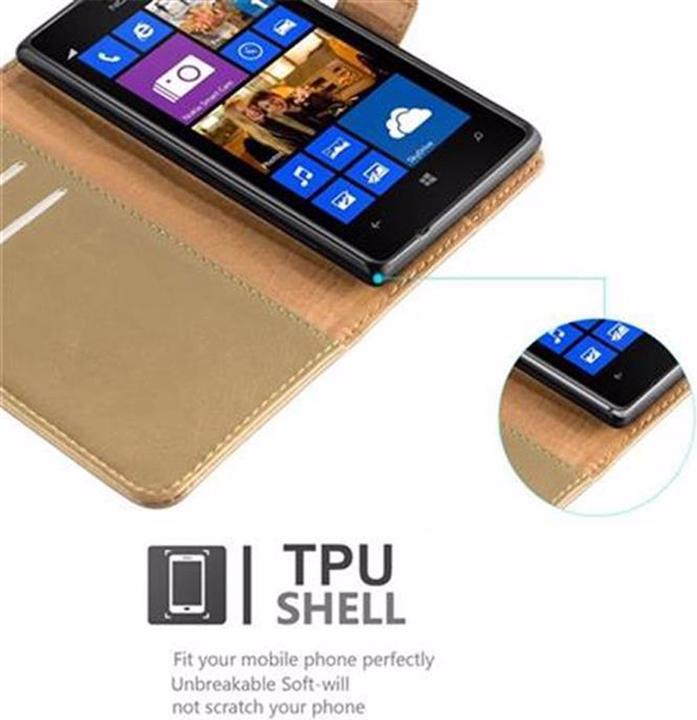 Actual product image Cadorabo Book Luxury Cover (Nokia Lumia 925)