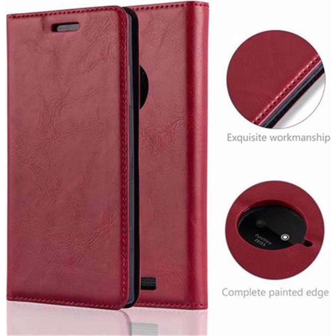 Thumbnail - Cadorabo Book Invisible Magnet Cover (Nokia Lumia 830), Smartphone Hülle, Rot
