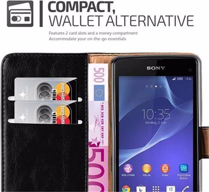 Actual product image Cadorabo Book Luxury Cover (Sony Xperia Z1 Compact)