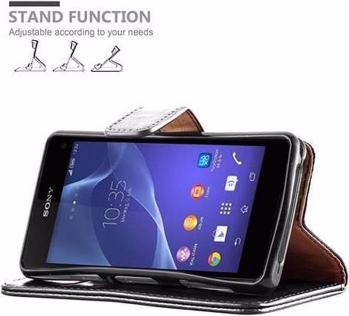 Actual product image Cadorabo Book Luxury Cover (Sony Xperia Z1 Compact)