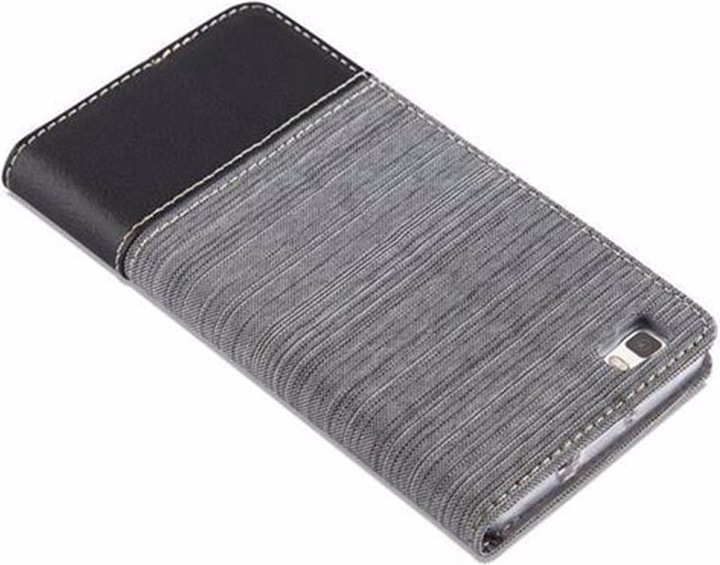 Produktbild Cadorabo Book Jeans Optik Cover (Huawei P8 Lite)