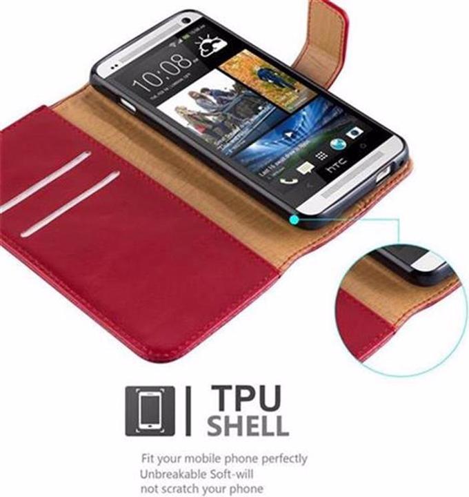 Actual product image Cadorabo Book Luxury Cover (HTC One M7)