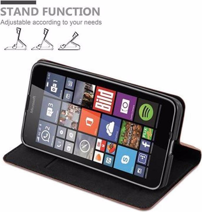 Actual product image Cadorabo Book Invisible Magnet Cover (Microsoft Lumia 640)