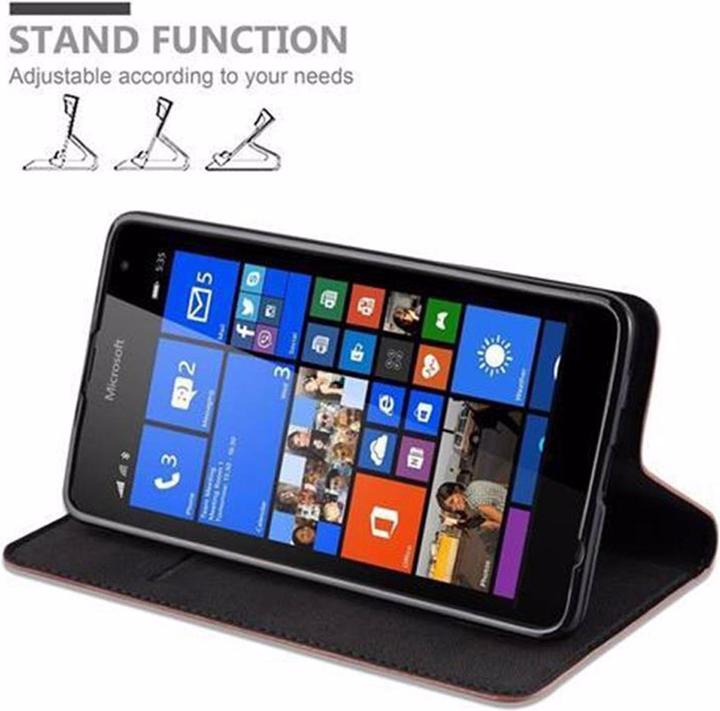 Actual product image Cadorabo Book Invisible Magnet Cover (Microsoft Lumia 535)