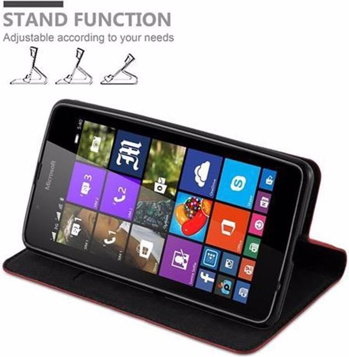 Actual product image Cadorabo Book Invisible Magnet Cover (Microsoft Lumia 540)
